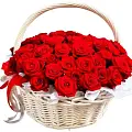 Корзины роз