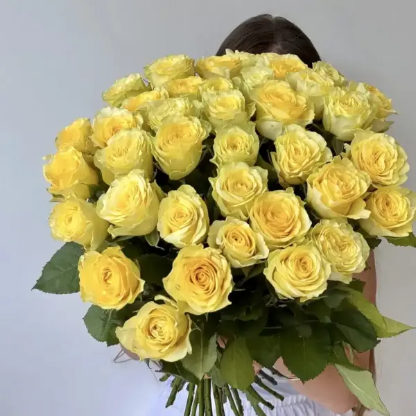 Букет из 35 желтых роз